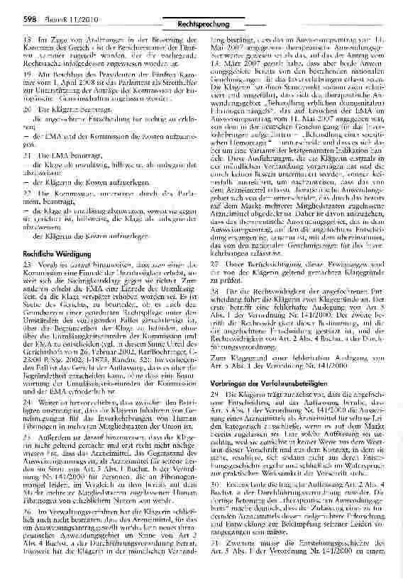 Vorschauseite 4: Ausweisung als Arzneimittel für seltene Leiden
