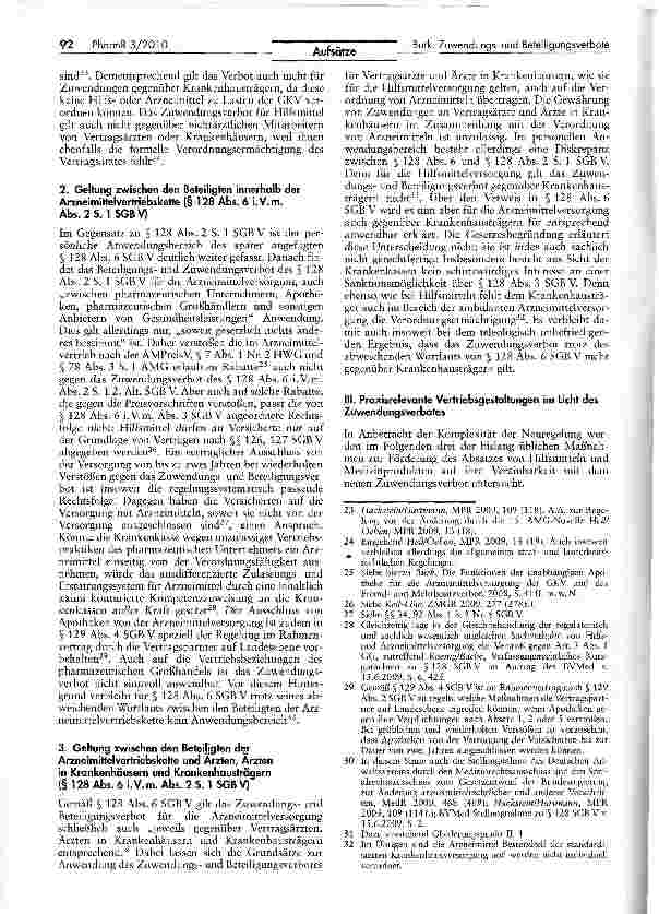 Vorschauseite 4: Zum Anwendungsbereich der Zuwendungsund Beteiligungsverbote in § 128 Abs. 2 und 6 SGB V - Leitlinien für pharmazeutische Unternehmer und Hilfsmittelanbieter