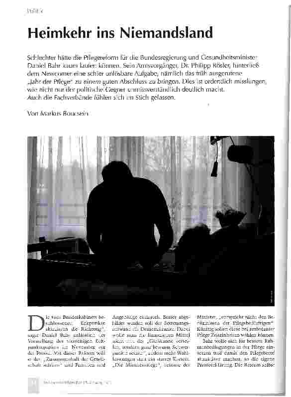 Vorschauseite 1: Heimkehr ins Niemandsland