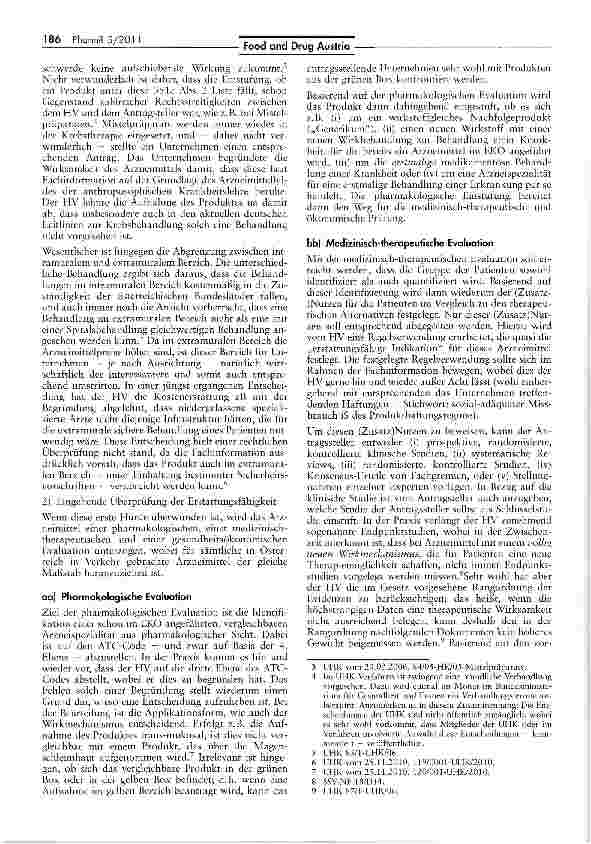 Vorschauseite 2: Ein Boxenstopp der anderen Art - Die Beurteilung der Erstattungsfähigkeit nach österreichischem Sozialversicherungsrecht