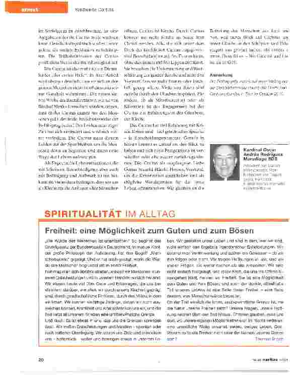 Vorschauseite 5: Die Caritas -Expertin bei Krisen