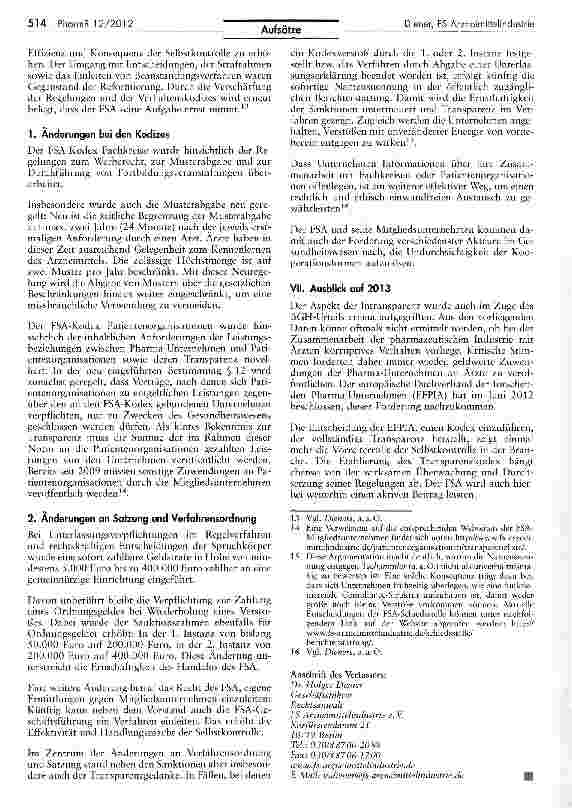 Vorschauseite 5: Selbstregulierung ist ein kontinuierlicher Prozess, der als Ultimo Ratio auchklare Sanktionen erfordert