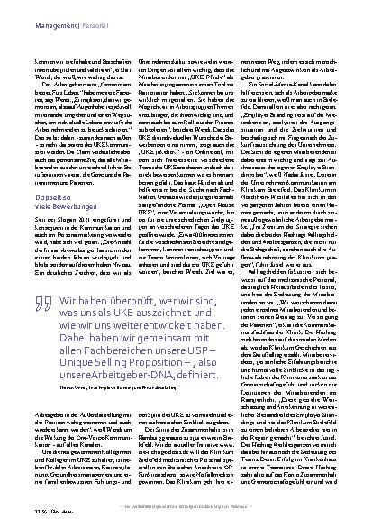 Vorschauseite 3: Employer Branding: Wie Kliniken als Arbeitgeber attraktiv werden