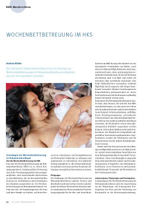 Vorschauseite 1: Wochenbettbetreuung im HKS