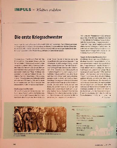 Vorschauseite 1: Die erste Kriegsschwester