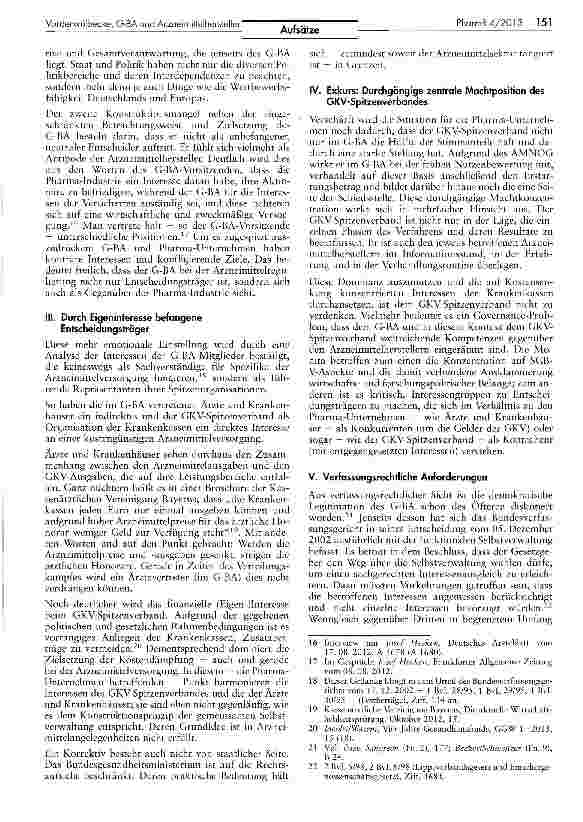 Vorschauseite 3: Gemeinsamer Bundesausschuss und Arzneimittelhersteller: Ein Governance-Problem