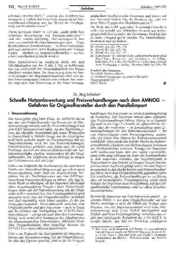 Vorschauseite 4: Gemeinsamer Bundesausschuss und Arzneimittelhersteller: Ein Governance-Problem