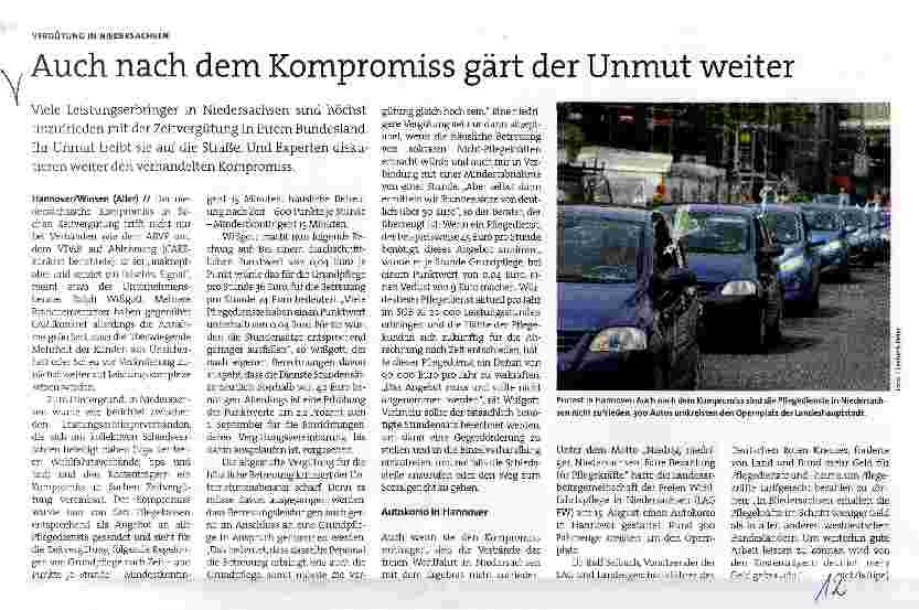 Vorschauseite 1: Auch nach dem Kompromiss gärt der Unmut weiter