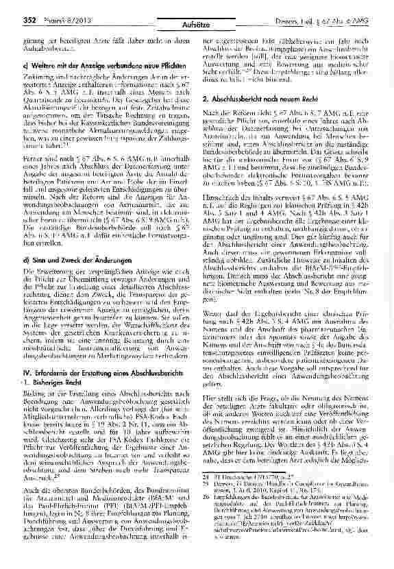 Vorschauseite 4: Die Neuregelung des § 67 Abs. 6 AMG - Erweiterte Transparenzpflichten für den pharmazeutischen Unternehmer