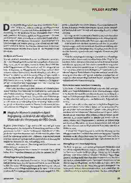 Vorschauseite 2: Magische Momente in der Altenpflege
