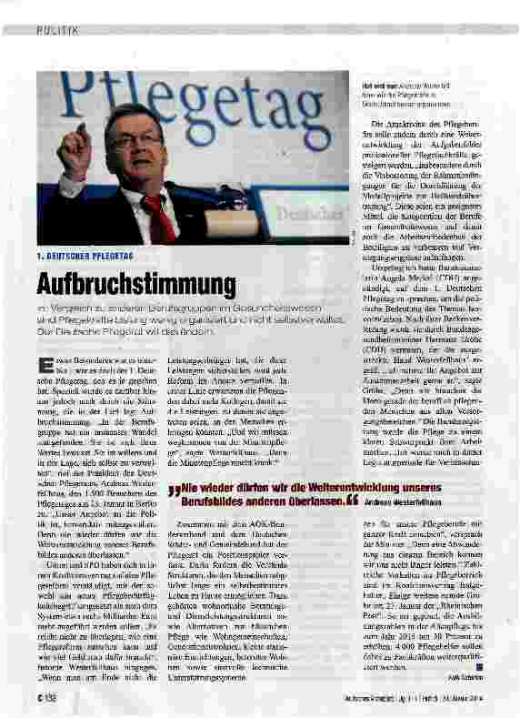 Vorschauseite 1: Aufbruchstimmung