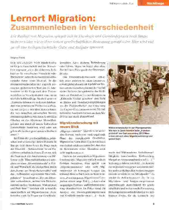 Vorschauseite 1: Lernort Migration: Zusammenleben in Verschiedenheit