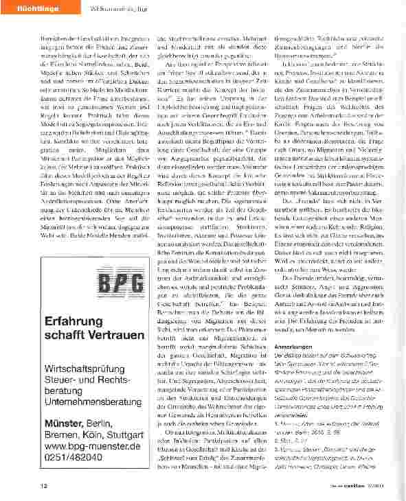 Vorschauseite 4: Lernort Migration: Zusammenleben in Verschiedenheit