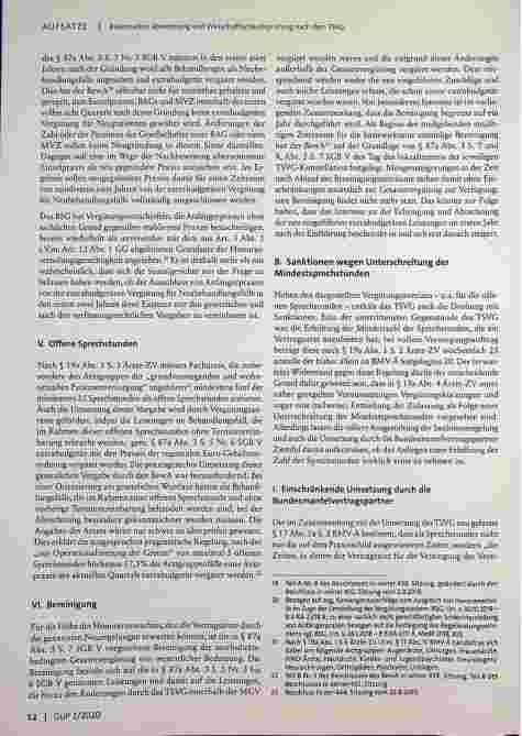 Vorschauseite 4: Abrechnung und Wirtschaftlichkeitsprüfung nach dem TSVG