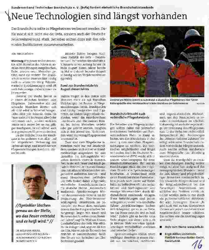 Vorschauseite 1: Neue Technologien sind längst vorhanden