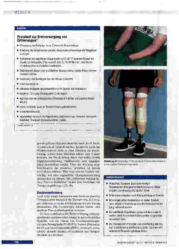 Vorschauseite 6: Einteilung und Therapie kälteinduzierter Verletzungen