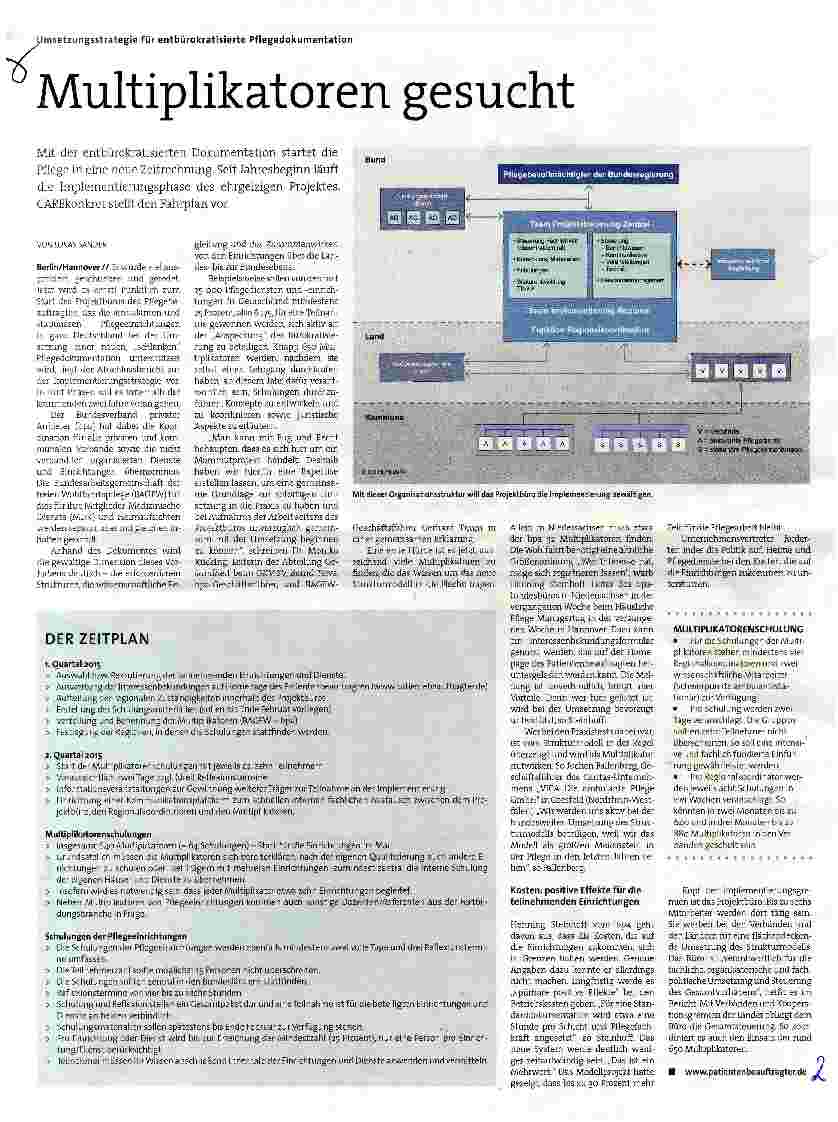 Vorschauseite 1: Multiplikatoren gesucht