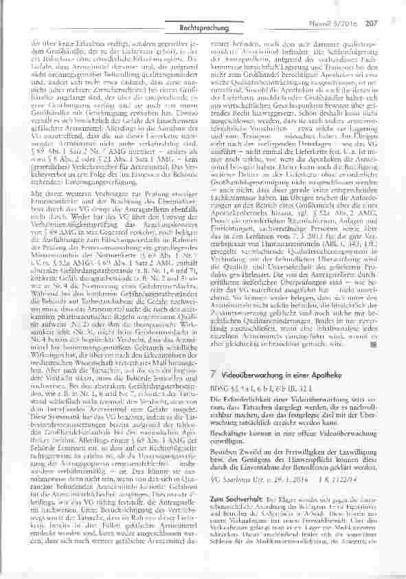 Vorschauseite 4: Arzneimittelrechtliche Untersagungsverfügung - Interessenabwägung im Eilverfahren
