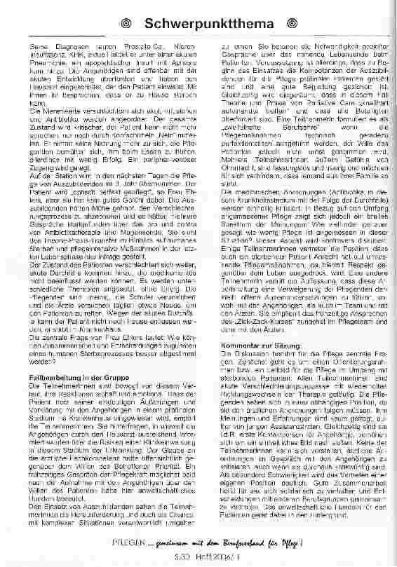 Vorschauseite 3: Palliative Care in der Pflegepraxis zwischen Anspruch und Wirklichkeit