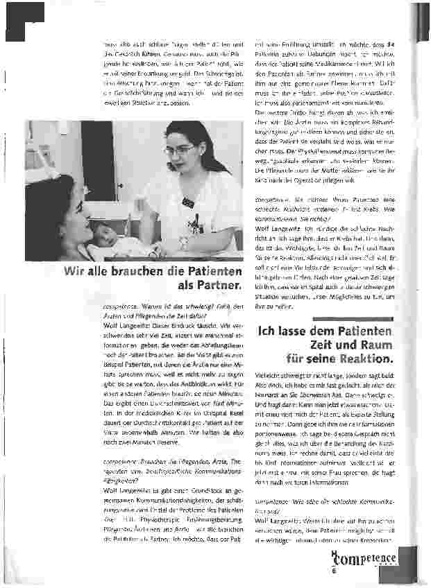 Vorschauseite 2: Lassen Sie die Patientin zu Wort kommen