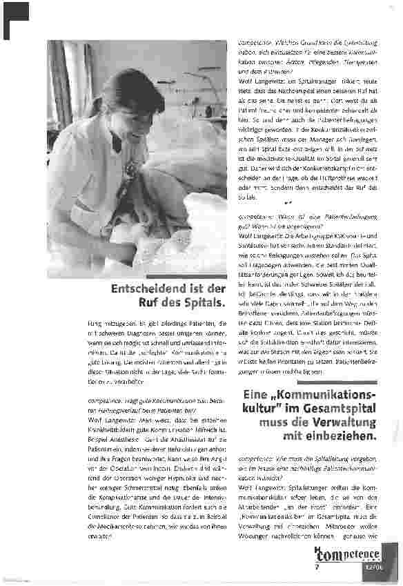 Vorschauseite 3: Lassen Sie die Patientin zu Wort kommen