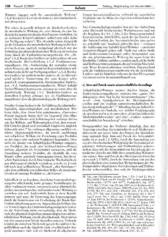 Vorschauseite 5: Noch einmal: Abgrenzung von Arzneimitteln und Medizinprodukten