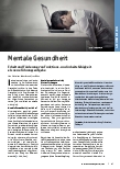 Vorschauseite 1: Mentale Gesundheit: Erhalt und Förderung von Funktionsund Arbeitsfähigkeit als neue Führungsaufgabe