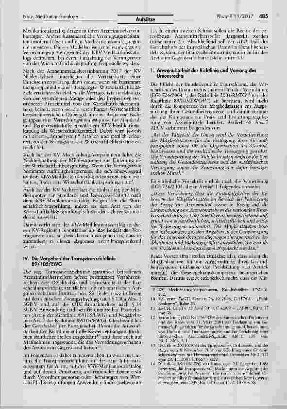Vorschauseite 3: Medikationskataloge, Verordnungsquoten und Arztinformationssysteme