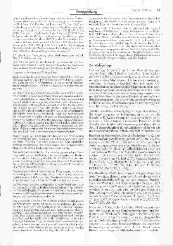 Vorschauseite 3: Vertrieb von Medizinprodukten Parallelimport