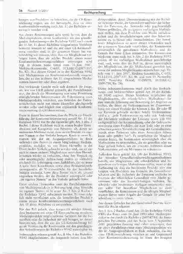 Vorschauseite 4: Vertrieb von Medizinprodukten Parallelimport