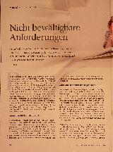 Vorschauseite 1: Nicht bewältigbare Anforderungen