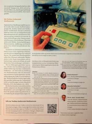 Vorschauseite 2: Gezielt sedieren, um Leiden zu lindern Palliative Sedierung am Lebensende
