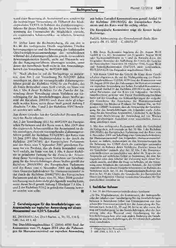 Vorschauseite 6: Verfahren zur Genehmigung für das Inverkehrbringen von Stoffen, Medizinprodukt- Arzneimittel-Kombinarion (Boston Scientific)