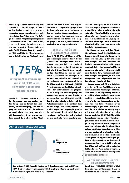 Vorschauseite 2: "Ein Schub für die Professionalisierung"
