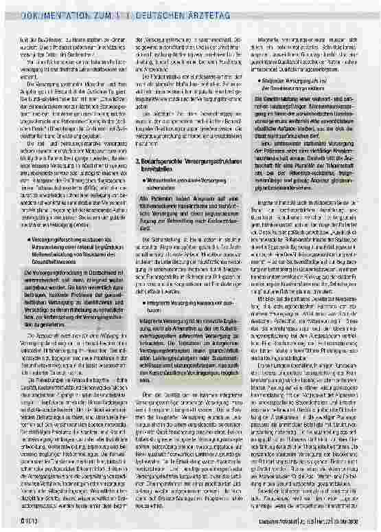 Vorschauseite 5: Gesundheits-, Sozialund ärztliche Berufspolitik - Gesundheitspolitische Leitsätze der Ärzteschaft