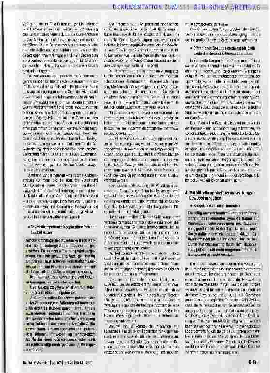Vorschauseite 6: Gesundheits-, Sozialund ärztliche Berufspolitik - Gesundheitspolitische Leitsätze der Ärzteschaft