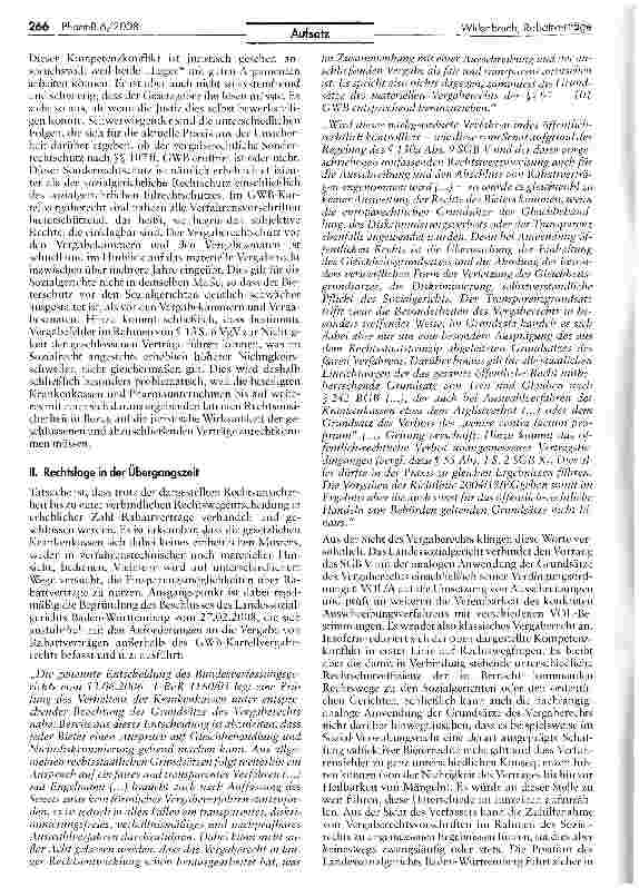 Vorschauseite 2: Kompetenzgerangel um Rabattverträge ohne Ende?