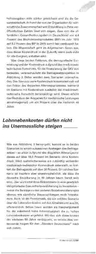 Vorschauseite 3: Mehr Nachhaltigkeit in der GKVWas Demografie mit dem Gesundheitsversicherungssystem zu tun hat