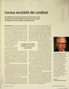 Vorschauseite 1: Corona verstärkt die Landlust