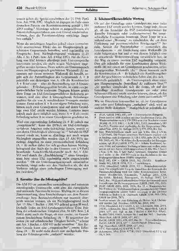 Vorschauseite 2: Aus eins mach zwei: Mit Teilanmeldung & Co. zum zweiten Schutzzertifikat?