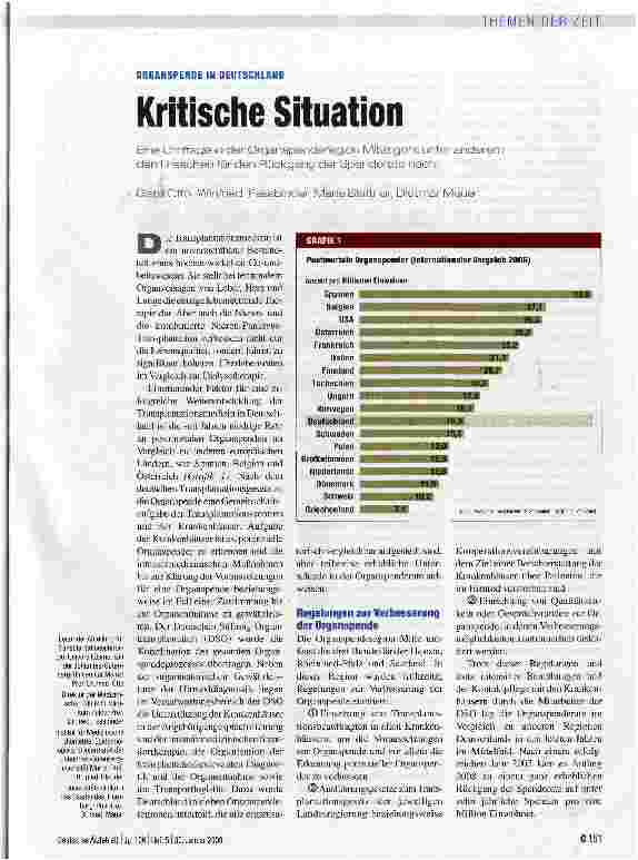 Vorschauseite 1: Kritische Situation
