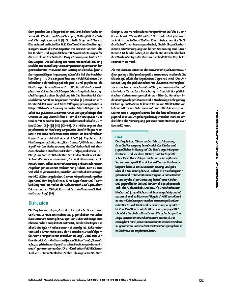 Vorschauseite 4: Pflegerische Interventionen in der Nachsorge brandverletzter Kinder und Jugendlicher