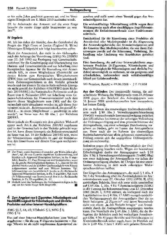 Vorschauseite 1: Zum Angebot von E-Zigaretten, Nikotindepots und Nachfüllflüssigkeit für Nikotindepots und ähnliche Produkten auf einer Internet-Handelsplattform
