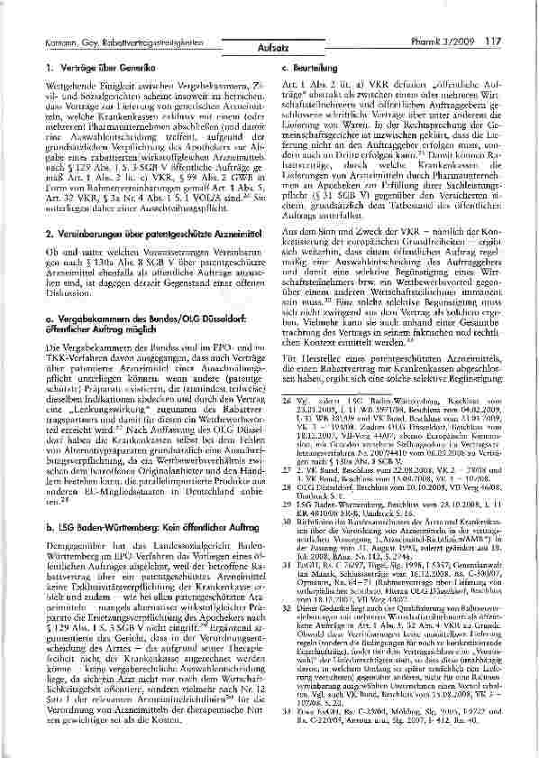 Vorschauseite 4: Die Rabattvertragsstreitigkeiten der „zweiten Generation —