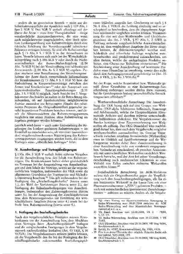 Vorschauseite 5: Die Rabattvertragsstreitigkeiten der „zweiten Generation —