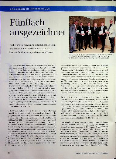 Vorschauseite 1: Fünffach ausgezeichnet