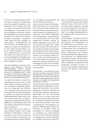 Vorschauseite 4: Aktion Saubere Hände – Hygienestandards leben und Patientensicherheit stärken
