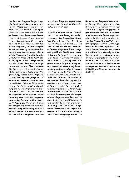 Vorschauseite 2: Fachausschuss Alter und Pflege
