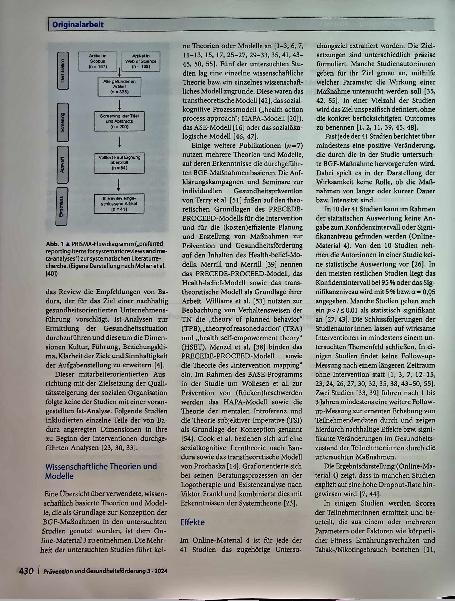 Vorschauseite 4: Ist-Analysen, Theorien und Effekte in evaluierten Interventionen der betrieblichen Gesundheitsförderung (BGF)