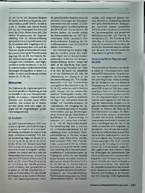 Vorschauseite 5: Ist-Analysen, Theorien und Effekte in evaluierten Interventionen der betrieblichen Gesundheitsförderung (BGF)